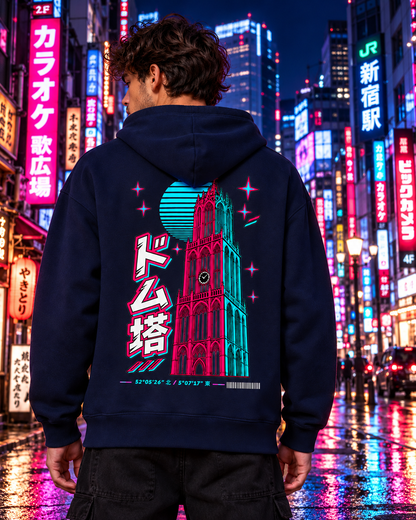 Nukumori Hoodie 温もり | Neo — back view in Japan