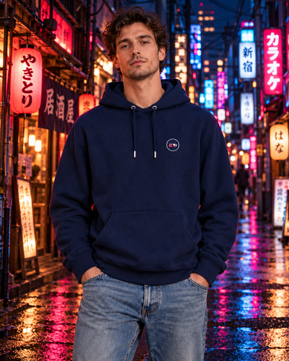 Nukumori Hoodie 温もり | Neo — front view in Japan