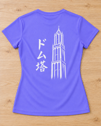 Kaze Sport Women 風 | Ink — back view laid flat on a table, showing the Ink artwork