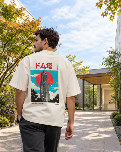Fudō Tee 不動 | Origin Light – second rear view in its Japanese setting