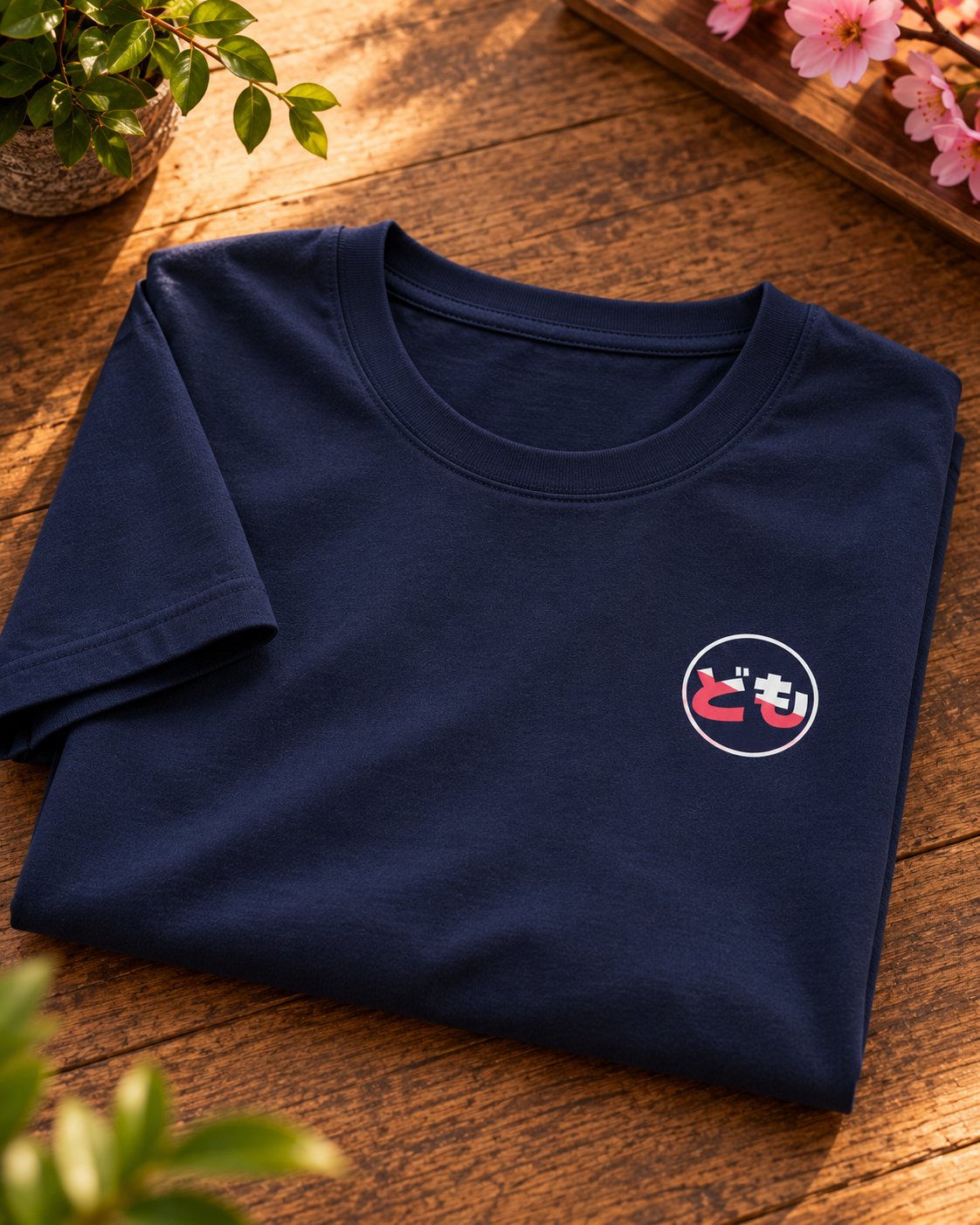 Saki Tee 咲 | Neo — women's fit — folded front detail