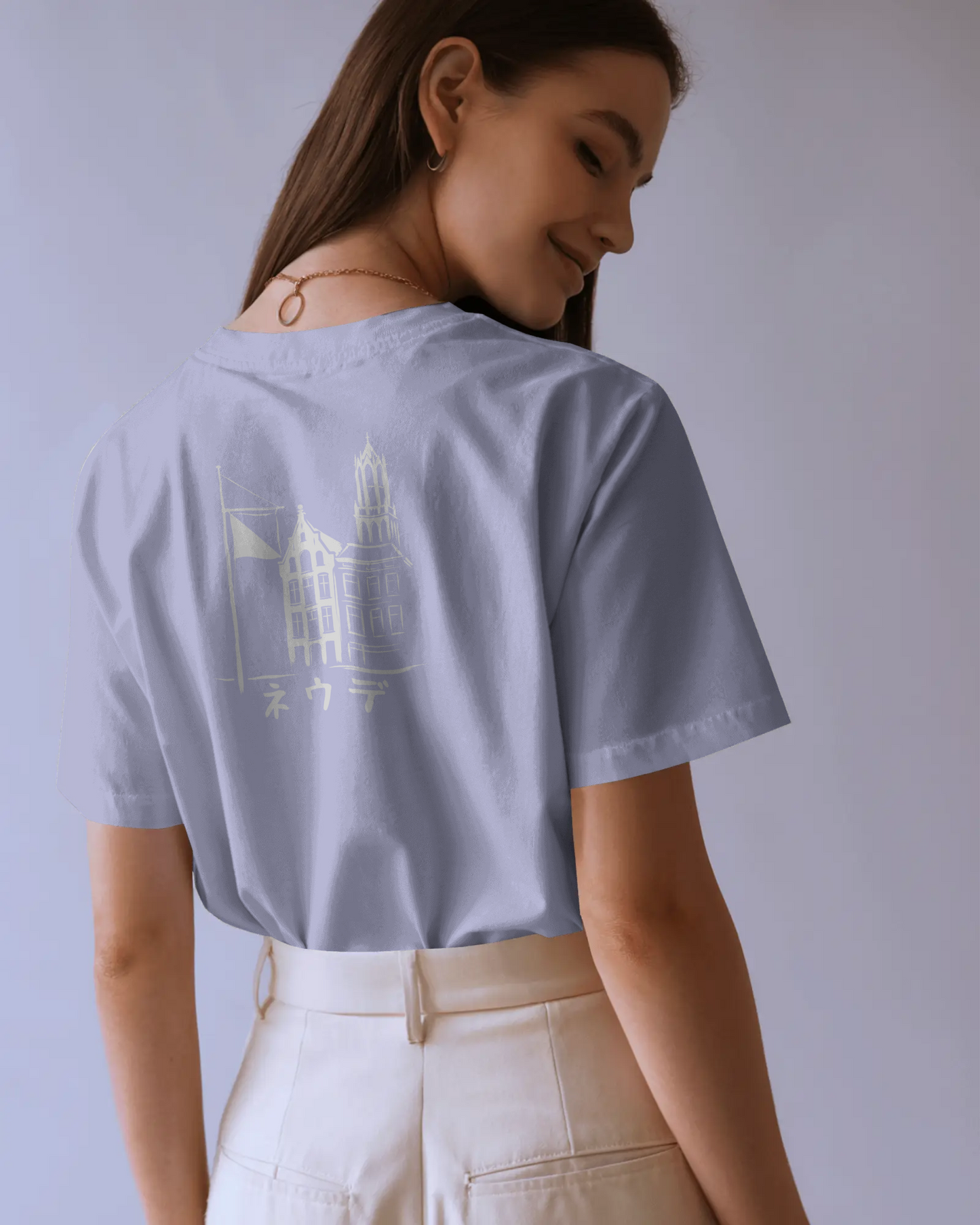 Saki Women's Tee 咲 | Ink